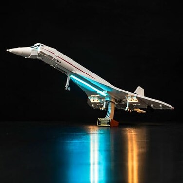 BrickBling LED Lighting Compatible with Lego Concorde