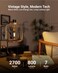 Sunco Lighting Sunco A15 Filament LED Light Bulbs, E26, 7W=60W, Dimmable, 2700K, 4-Pack