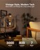Sunco Lighting Sunco A15 Filament LED Light Bulbs, E26, 7W=60W, Dimmable, 3000K, 4 Pack