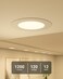 Sunco Lighting Sunco 4 Pack 6 Inch LED Flat Recessed Lighting, 5CCT, Ultra Thin, 12W