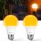 Sunco Lighting Sunco A19 LED Light Bulb, E26, 9W=60W, 1800K Amber Glow, Dimmable, 2 Pack