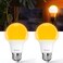 Sunco Lighting Sunco A19 LED Light Bulb, E26, 9W=60W, 1800K Amber Glow, Dimmable, 2 Pack