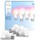 Philips Hue Essential Smart LED A19 Bulb, 4-Pack