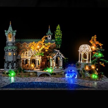 BrickBling LED Light Compatible with Lego Rivendell (No Model, Lights Only)