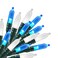 Brightown Blue &amp; White Battery Operated Christmas String Lights with Timer