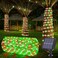 Jnaurb Solar Rope Lights, 33FT 100LED Solar String Lights, 8 Modes, Waterproof