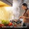 Jusjubr Under Cabinet Lights Plug-in, 4 Pack X 12Inch Warm White 3000K LED Under Cabinet Lighting, Dimmable Under Counter Lights with Memory Function, LED Light Bars for Kitchen Pantry Desk