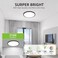 Hykolity 12 Inch LED Round Flat Panel Light,3CCT,3000K/4000K/5000K