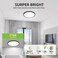 Hykolity 12 Inch LED Round Flat Panel Light,3CCT,3000K/4000K/5000K
