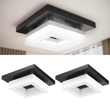 Sunco Lighting Sunco 2 Pack 8" LED Disk Flush Mount Ceiling Light, 5CCT, High Brightness