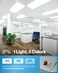 Sunco Lighting Sunco 2 Pack 2X4 LED Flat Panel Lights 3CCT Selectable, 30-50W, Dimmable
