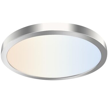 Hykolity 12 Inch Selectable Cct LED Round Flat Panel Light,24W,2400LM