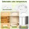 Hykolity 9 Inch Selectable Cct LED Round Flat Panel Light,18W,1800LM,3CCT
