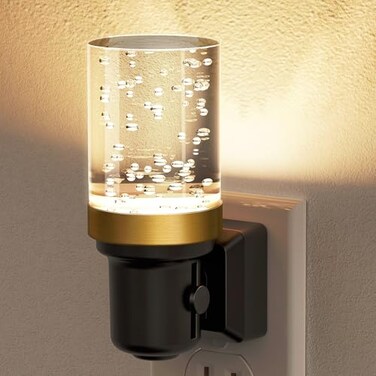 JandCase Night Light, Dimmable Night Lights Plug into Wall, Auto On/Off