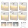 EverBrite 6-Pack Rechargeable Square Motion Sensor LED Night Lights