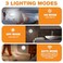 EverBrite 6-Pack Rechargeable Round Motion Sensor LED Night Lights