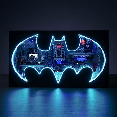 BrickBling Light Compatible with Lego 76252 Batcave Shadow Box