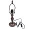 Bieye B10718 Antique Brown Table Lamp Base with E26 Socket, 4" W X 14.5" H