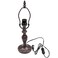 Bieye B10718 Antique Brown Table Lamp Base with E26 Socket, 4" W X 14.5" H