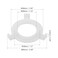 Patikil E27 to E14 Lamp Shade Reducing Ring, 10 Pack 2 Styles