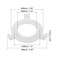 Patikil E27 to E14 Lamp Shade Reducing Ring, 10 Pack 2 Styles