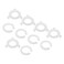Patikil E27 to E14 Lamp Shade Reducing Ring, 10 Pack 2 Styles