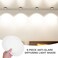 Doitool 6PCS Anti-Glare Lampshade Flush Mount Lampshades Downlight Diffuser Lampshade Diffuser Lamp Cover LED Chandelier Acrylic Diffuser Lamp Shade Pack White Ceiling