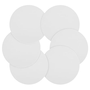 Doitool 6PCS Anti-Glare Lampshade Flush Mount Lampshades Downlight Diffuser Lampshade Diffuser Lamp Cover LED Chandelier Acrylic Diffuser Lamp Shade Pack White Ceiling