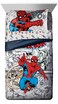 Jay Franco Marvel Spiderman Twin Comforter Set 5 Piece Bedding for Boys, Grey