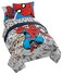 Jay Franco Marvel Spiderman Twin Comforter Set 5 Piece Bedding for Boys, Grey