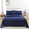 Whitney Home Textile King Size Sheet Set, 4 Piece Soft Bed Sheets, Deep Pockets