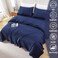 Whitney Home Textile King Size Sheet Set, 4 Piece Soft Bed Sheets, Deep Pockets