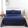 Whitney Home Textile King Size Sheet Set, 4 Piece Soft Bed Sheets, Deep Pockets