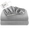 Biloban Twin Fitted Sheet 2 Pack, Twin Bedding Fitted Sheets Only, Grey