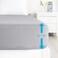 Biloban Twin Fitted Sheet 2 Pack, Twin Bedding Fitted Sheets Only, Grey
