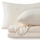 Bedelite Flannel Sheets Queen Size, White, 4 Pieces