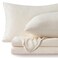 Bedelite Flannel Sheets Queen Size, White, 4 Pieces