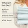 CGK Unlimited King 6 Piece Bed Sheet Set - Comfy, Breathable &amp; Cooling Sheets - Ice Blue