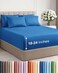 CGK Unlimited Extra Deep Queen Sheet Set - 6 Piece Breathable Cooling Sheets - Royal Blue