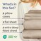 CGK Unlimited Extra Deep Queen Sheet Set - 4 Piece Breathable, Cooling Bed Sheets - Wheat