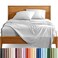 Bare Home Sheet Set - 1800 Ultra-Soft (Split Head Flex King, Cloud Grey)