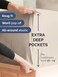 CGK Unlimited Cgk Linens Extra Deep Queen Fitted Sheet - Fitted Sheet Only - Wheat