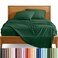 Bare Home Sheet Set - 1800 Ultra-Soft (Split Head Flex King, Forest Green)