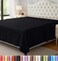 Utopia Bedding Full Size Flat Sheet Only, Ultra Soft &amp; Breathable Hotel Sheets, Black