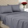 Utopia Bedding Queen Sheet Set 4 Piece Soft Sheets - Grey