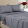 Utopia Bedding Queen Sheet Set 4 Piece Soft Sheets - Grey