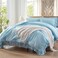 Anluoer Full Size Comforter Sets 7 Piece, Ruffle Bed in a Bag Bedding Sets