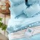 Anluoer Full Size Comforter Sets 7 Piece, Ruffle Bed in a Bag Bedding Sets