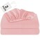 Biloban Twin Fitted Sheet 2 Pack, Twin Bedding Fitted Sheets Only, Pink