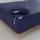 QuickZip Fitted Plus Spare Bundle: 1 Fitted &amp; 1 Zip Sheet Easy Change, Soft Percale 400 Tc 100% Cotton - Queen Size Deep Pocket Sheets - Deep Navy